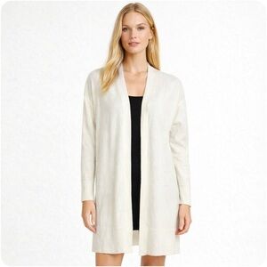 Pure DKNY white Open Cardigan Sweater size Small lightweight